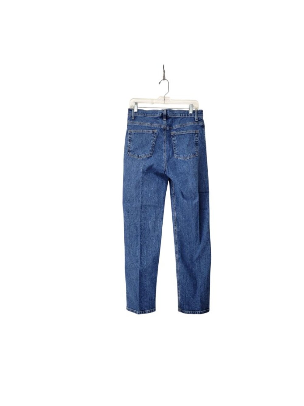 Jones New York Signature Womens Size 10 Straight-Leg Blue Denim Jeans - Picture 2 of 6